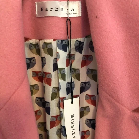 Minusey Pink Oversized Coat - Picture 5 of 6